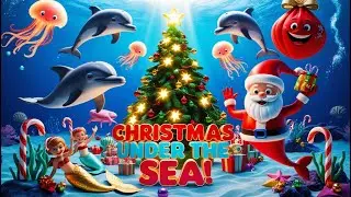 🎄 Christmas Under the Sea Adventure Song for Kids | Joyful Holiday Fun with Ocean Friends! 🌊