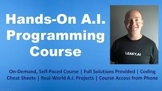 Hands-On A.I. Programming with PyTorch Course &ndash; 2 Minute Overview (Python, PyTorch, Colab)