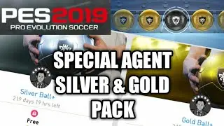 SPECIAL AGENT SILVER & GOLD PACK OPENING &curren; PES2019 MOBILE TRICK