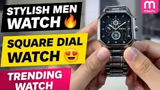 Stylish Square Watch for Men | Meesho Watch  | Meesho Trending Watch