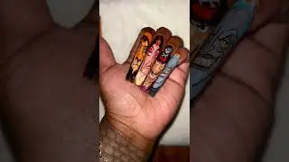 DISNEY Male Villians Part 1 #disney #nailart #characternails #fy #shorts