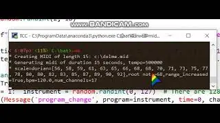 python generating random midi
