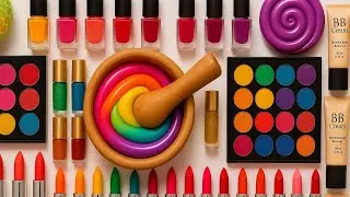 Satisfying Video DIY Slime ASMR  Making Slime Clay Mixing Glitter Makeup Random Things