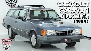 GM CARAVAN DIPLOMATA (1989)  - 76 mil km - Totalmente original - Cl&aacute;ssicos Premium