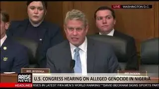 US Rep. Bill Huizenga References ARISE News Interview during Congressional hearing