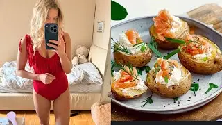 Vlog jak nakładać samoopalacz/ zapiekane ziemniaki z serem i łososiem