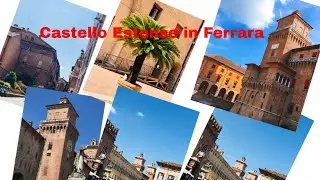 My eid day vlog /Ferrara italy Castello Estense in Ferrara   2018  part 2.