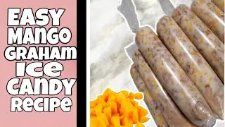 How to Make Mango Graham Ice Candy Recipe || Filipino Dessert || sweet escape recipes