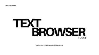 I&rsquo;m Building an AI Text Browser From Scratch &mdash; Live Coding, No Tutorials
