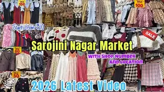Sarojini Nagar Market Delhi😍| Sarojini Nagar Winter Collection 2026 with Shop Number | Jasmine kaur