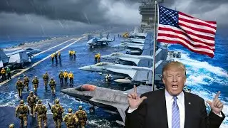 IRAN ON EDGE! US Carrier Arrives With Dozens of Fighter Jets & Elite Troops