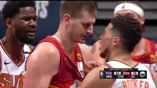 Nikola Jokic Smacks Camron Payne In The Face And Is Ejected For it!