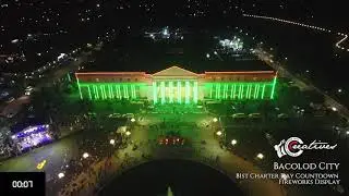 81st Charter Day Countdown Fireworks Display | New Government Center Bacolod