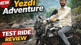 Yezdi Adventure 😲😱 test ride 🏍️ 