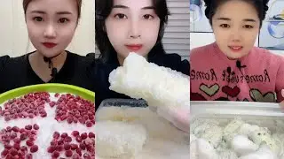ICE EATING ASMR| CRUNCHY ICE| FLAVOURED ICE 