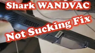 Ручной пылесос Shark WANDVAC VW201: ремонт, если не работает всасывание