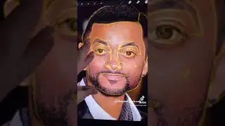 Mr Bean and will smith transformation on procreate