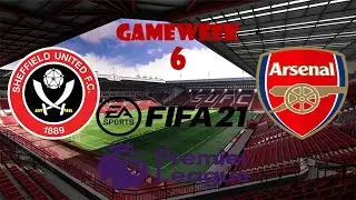 Sheffield United vs Arsenal (Arsenal Season - FIFA21) - Premier League - Matchday 6