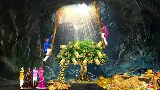 भूमिगत जादुई सुनहरा का पेड़ Underground Magical Golden tree Comedy Video हिंदी कहानियां Hindi Kahani