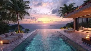 Тропический Deep House Микс | Chillout Островного Заката | Лаунж Музыка у Бассейна