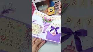i made my own BIRTHDAY CARD 🤩Diy Popup card #diy #short #card #birthdaycard #crafts