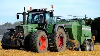 Pressage de paille| Fendt Favorit 916 Vario & Fendt 1290 S
