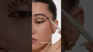 FUN EYE TUTORIAL. LEOPARD PRINT 🐆#leopard #eyemakeup #makeup #eyemakeuptutorial by amiliabernini
