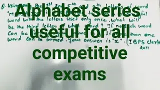 Alphabet series questions karna ab asaan 📝📚✅
