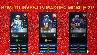 HOW TO INVEST IN MADDEN MOBILE 21!! BEST INVESTMENT OPPORTUNITIES TO MAKE COINS!!