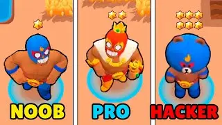 NOOB vs PRO vs HACKER in Brawl Stars! Wins & Fails #53