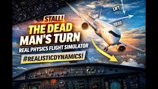 The Dead Man&rsquo;s Turn | Real Flight Simulator with True Physics-Based Flight Dynamics #aircraft