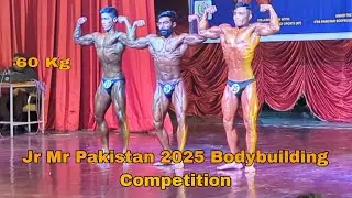 60kg Junior class In Mr Pakistan 2025 Peshawar National Bodybuilding Competition