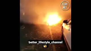 E-Scooter bursts in flames and goes to walhalla!! #amazing #fire #explosion #fail #tech