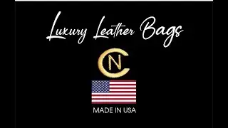 Inside A CN Designer Luxury Leather Bag - Made IN USA