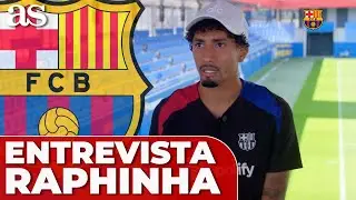ENTREVISTA de RAPHINHA con el CLUB: FLICK, LALIGA, FC BARCELONA...