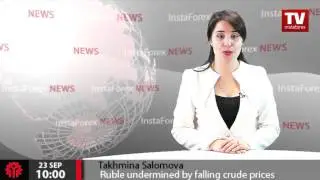 Ruble undermined by falling crude prices