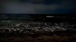 Fall Asleep With Relaxing Wave Sounds at Night, Low Pitch Ocean Music for Deep Sleeping