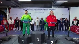 IPF 25 World Masters Equipped Powerlifting  Men M1 105 - +120kgs