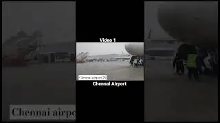Chennai International Airport after flood🥲 #beaches