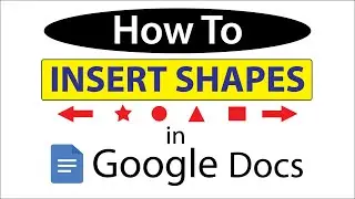 How To Insert A Shape In Google Docs | PC Tutorial