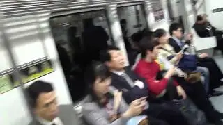 Electric Billboard  From Inside The Subway Tunnel