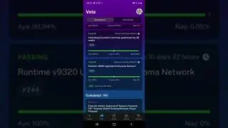 Voting on Polkadot on-chain referenda using Nova Wallet