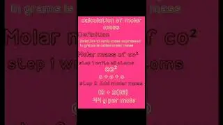 #exclusive #english #exceptional #molar mass# easy # exclusive way of learning