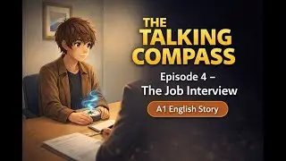 A1 English Story – The Job Interview | Episode 4 – The Talking Compass