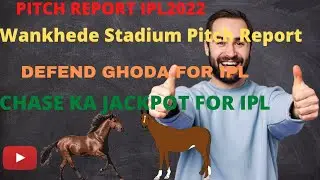 TATA IPL 2022 | WANKHEDE STADIUM PITCH REPORT | IPL VENUE  STATS AND ALL PITCH REPORT | #CSKVSKKR
