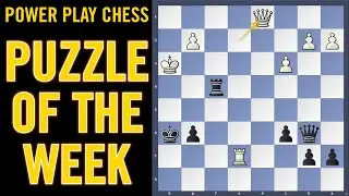 Chess puzzle of the week - BLACK TO PLAY | Nils Lehmann vs Benjamin Rouditser, Vellmar 2019