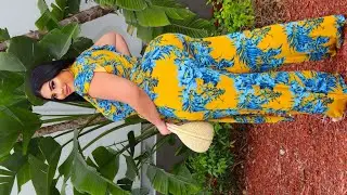 Plus size beauty💋 woman in brunch visions jumpsuit💃curvy model fashion.