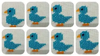 Beautiful Cross Stitches Ideas Awesome Duck Embroidery Easy To Make