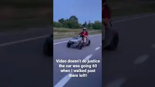 Fast racing mower doing fast racing things!!!