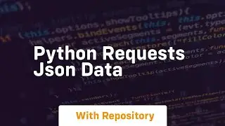 python requests json data